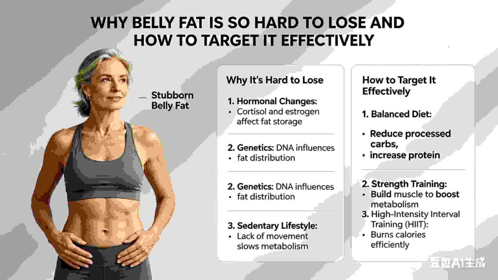 Why Belly Fat Is So Hard to Lose and How to Target It Effectively