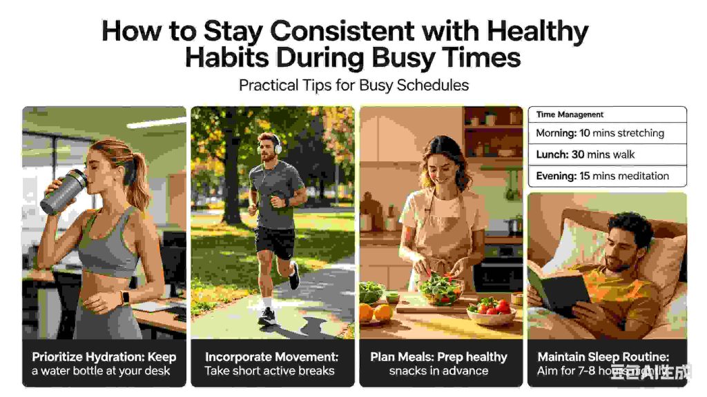 How to Stay Consistent with Healthy Habits During Busy Times