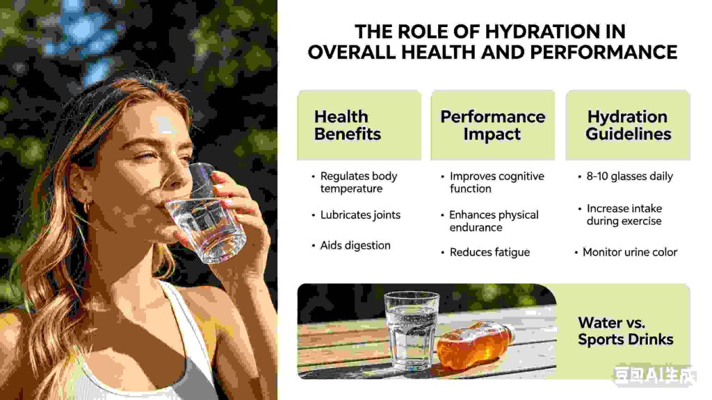 The Role of Hydration in Overall Health and Performance