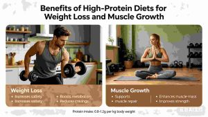The Benefits of High-Protein Diets for Weight Loss and Muscle Growth