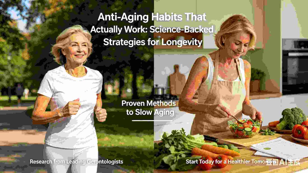 Anti-Aging Habits That Actually Work: Science-Backed Strategies for Longevity